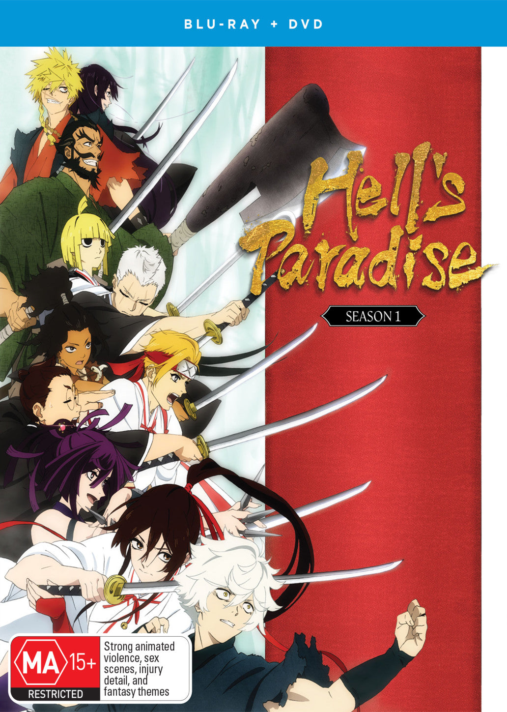 Hell's Paradise - Season 1 Part 1 DVD / Blu-Ray Combo
