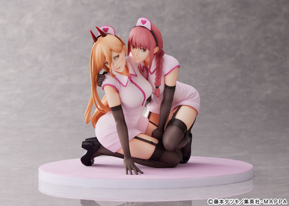 Chainsaw Man: Power & Makima Nurse Ver. - 1/7 Scale Figure Set (Furyu Corporation)