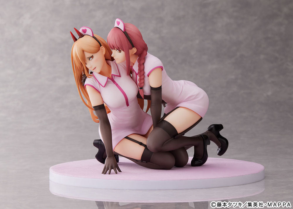 Chainsaw Man: Power & Makima Nurse Ver. - 1/7 Scale Figure Set (Furyu Corporation)