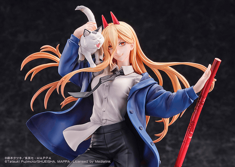 Chainsaw Man: Power & Meowy - 1/7 Scale Figure (Sega Co., Ltd.) - Ultra Rare POP