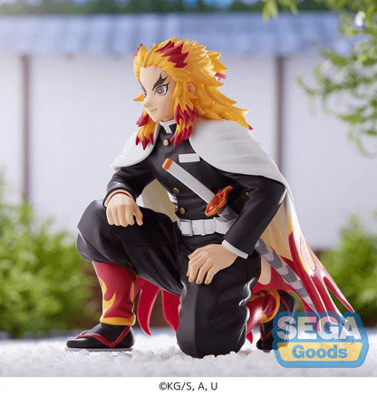 Demon Slayer: Kimetsu No Yaiba: Pm Perching Figure Kyojuro Rengoku -Hashira Meeting-(Re-Run) (Sega) - Ultra Rare POP