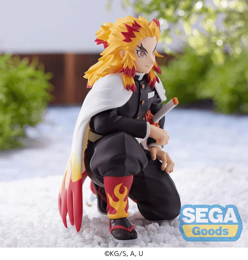 Demon Slayer: Kimetsu No Yaiba: Pm Perching Figure Kyojuro Rengoku -Hashira Meeting-(Re-Run) (Sega) - Ultra Rare POP