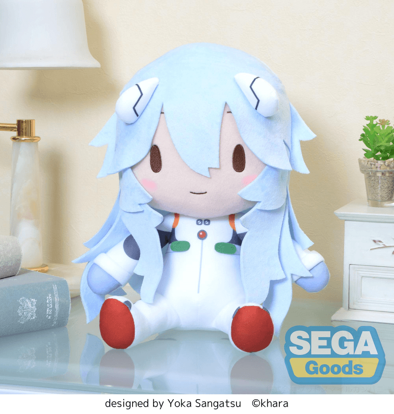 Evangelion: 3.0+1.0 Thrice upon a Time: Fuwapetit Plush Rei Ayanami (L) (Sega) - Ultra Rare POP