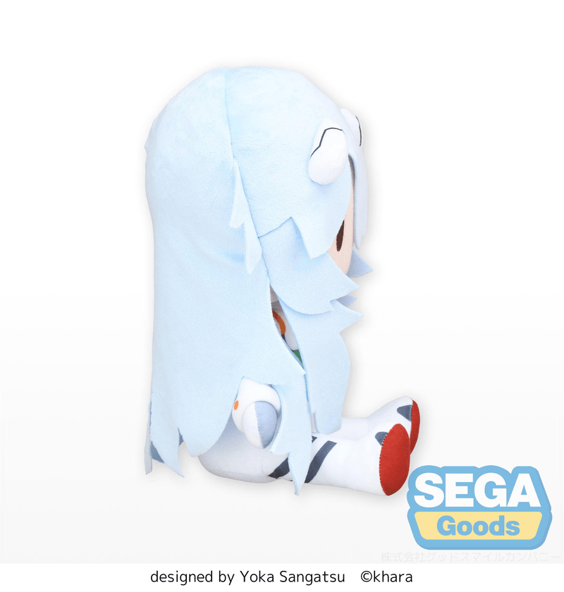 Evangelion: 3.0+1.0 Thrice upon a Time: Fuwapetit Plush Rei Ayanami (L) (Sega) - Ultra Rare POP