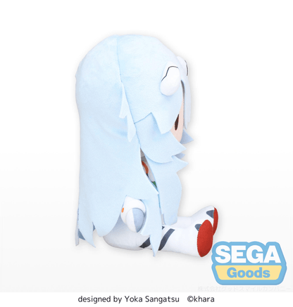 Evangelion: 3.0+1.0 Thrice upon a Time: Fuwapetit Plush Rei Ayanami (L) (Sega) - Ultra Rare POP