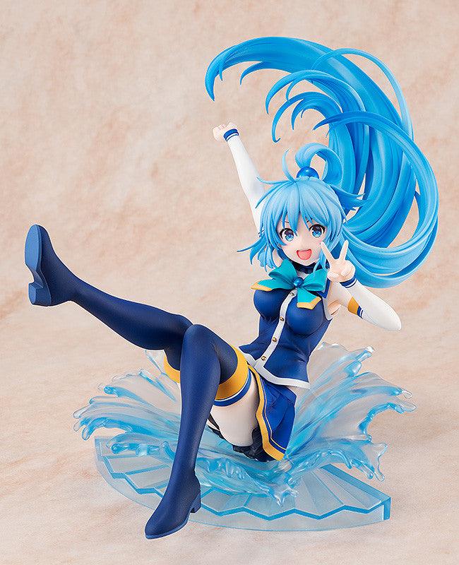 Konosuba: God's Blessing on This Wonderful World! Aqua: Sneaker Bunko 30th Anniversary Ver.(Re-Run) - 1/7 Scale Figure - Ultra Rare POP