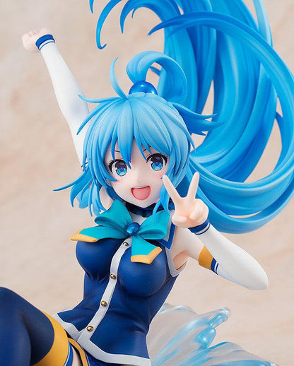 Konosuba: God's Blessing on This Wonderful World! Aqua: Sneaker Bunko 30th Anniversary Ver.(Re-Run) - 1/7 Scale Figure - Ultra Rare POP