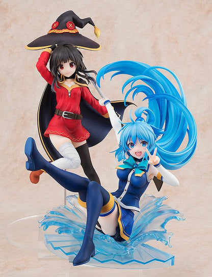 Konosuba: God's Blessing on This Wonderful World! Aqua: Sneaker Bunko 30th Anniversary Ver.(Re-Run) - 1/7 Scale Figure - Ultra Rare POP