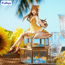 Spice and Wolf: Sitting Figure -Holo Sunflower Dress Ver.- (Furyu Corporation) - Ultra Rare POP