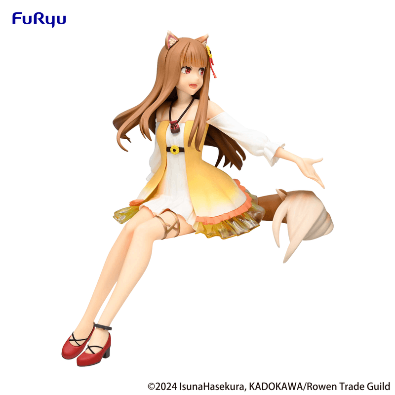 Spice and Wolf: Sitting Figure -Holo Sunflower Dress Ver.- (Furyu Corporation) - Ultra Rare POP