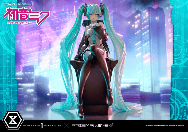 Hatsune Miku: Prisma Wing Hatsune Miku "art by Neco" - 1/4 Scale Figure (Prime 1 Studio) - Ultra Rare POP