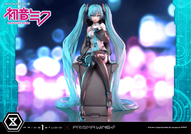 Hatsune Miku: Prisma Wing Hatsune Miku "art by Neco" - 1/4 Scale Figure (Prime 1 Studio) - Ultra Rare POP