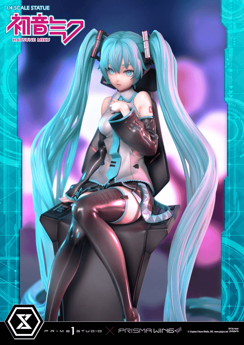 Hatsune Miku: Prisma Wing Hatsune Miku "art by Neco" - 1/4 Scale Figure (Prime 1 Studio) - Ultra Rare POP
