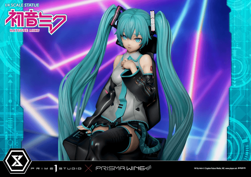 Hatsune Miku: Prisma Wing Hatsune Miku "art by Neco" - 1/4 Scale Figure (Prime 1 Studio) - Ultra Rare POP