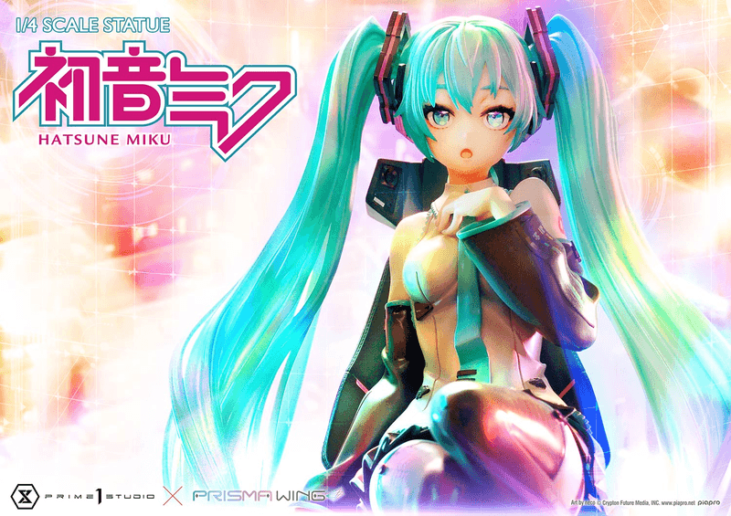 Hatsune Miku: Prisma Wing Hatsune Miku "art by Neco" - 1/4 Scale Figure (Prime 1 Studio) - Ultra Rare POP