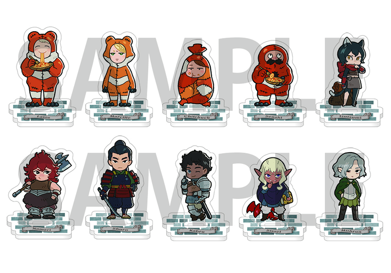 Delicious in Dungeon Acrylic Mascot Collection Part 2 - Box of 10 (Kadokawa) - Ultra Rare POP
