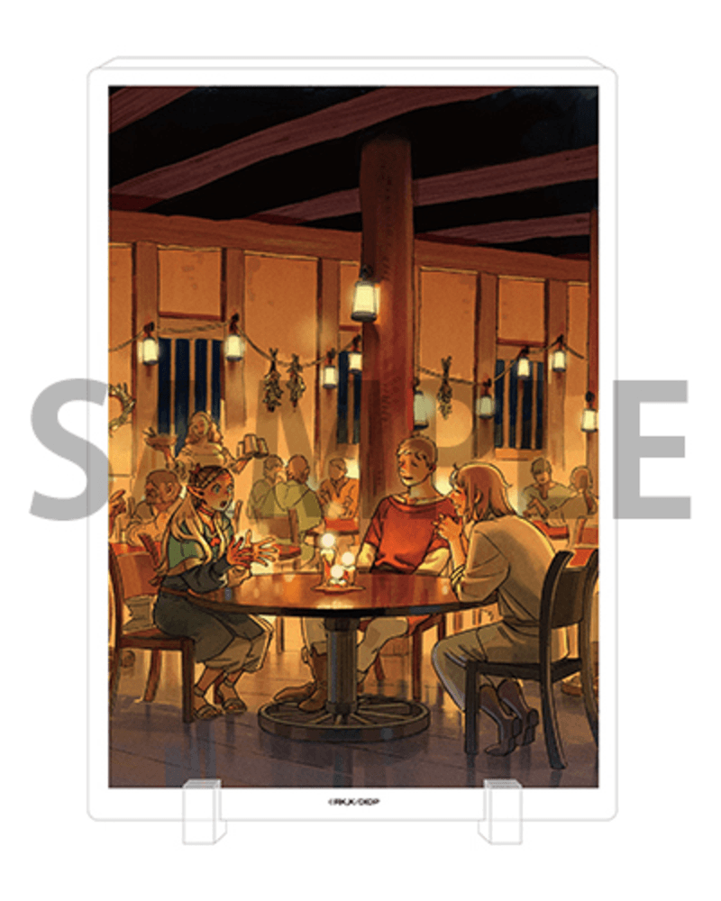 Delicious in Dungeon Acrylic Illustration Panel (Illustrated by Ryoko Kui) B (Kadokawa) - Ultra Rare POP