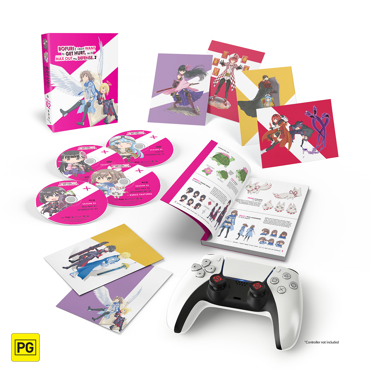 Bofuri: I Don't Want to Get Hurt, so I'll Max Out My Defense - Season 2 DVD / Blu-Ray Combo - Limited Edition