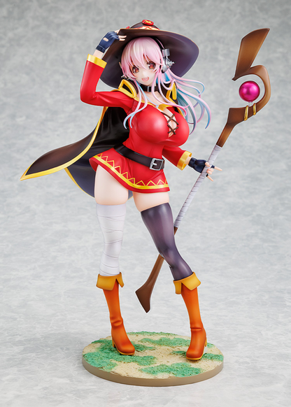 Super Sonico: Konosuba -God's Blessing on This Wonderful World! Megumin Collaboration Ver. - 1/7 Scale Figure