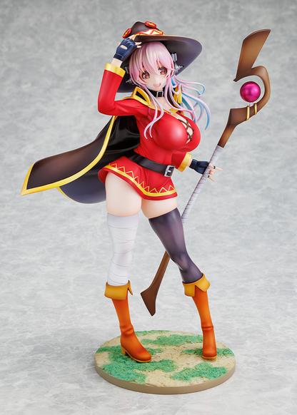 Super Sonico: Konosuba -God's Blessing on This Wonderful World! Megumin Collaboration Ver. - 1/7 Scale Figure