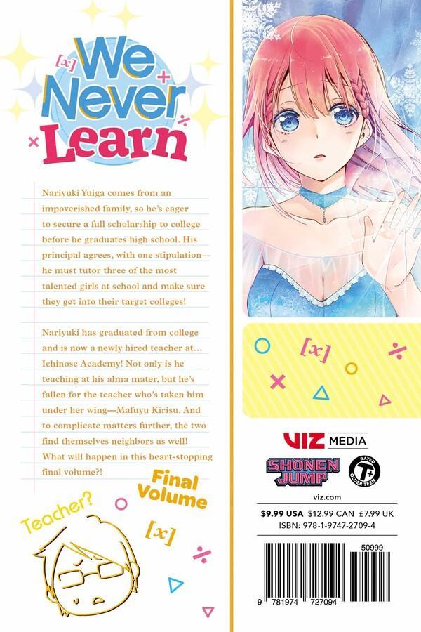 We Never Learn Vol. 21 by Taishi Tsutsui | Paperback - Ultra Rare POP