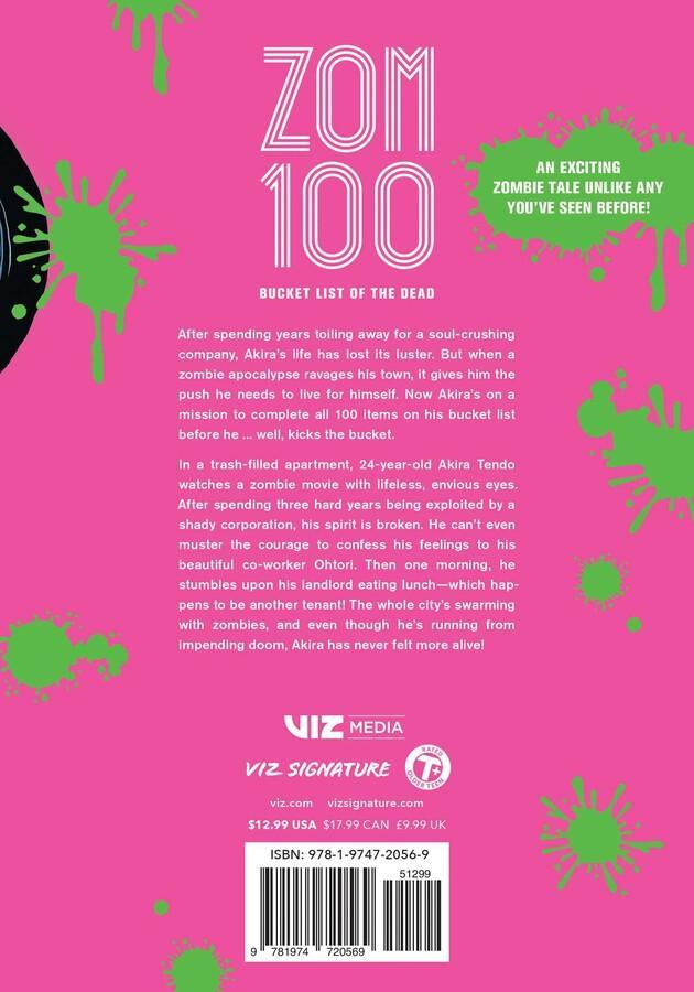 Zom 100: Bucket List of the Dead Vol. 1 by Haro Aso | Paperback - Ultra Rare POP