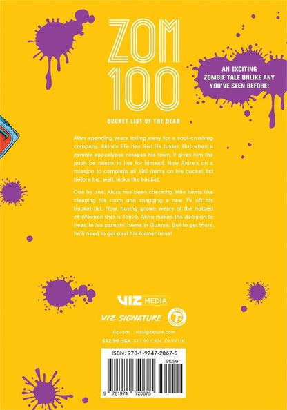 Zom 100: Bucket List of the Dead Vol. 3 by Haro Aso | Paperback - Ultra Rare POP