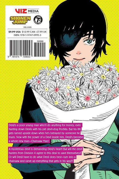 Chainsaw Man Vol. 3 by Tatsuki Fujimoto | Paperback - Manga - Viz Media - Ultra Rare POP